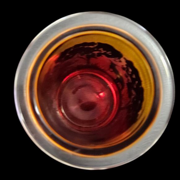 PartyLite 2013 Frosted Glass Votive Holder with Inner Kangaroo Sunset Scene - Picture 8 of 9